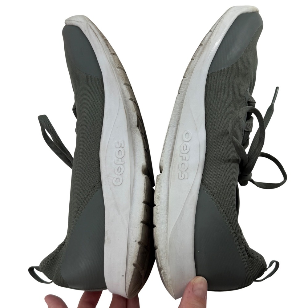 OOFOS OOmg Sport Low Shoe Mens 11 Green Gray Recovery Sneaker - Picture 4 of 7